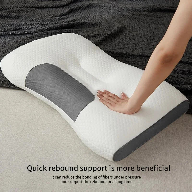 2024 New Neck Pillow Help Sleep And Protect The Neck Cervical Orthopedic Household Soybean Fiber Massage SPA Pillow For Sleeping