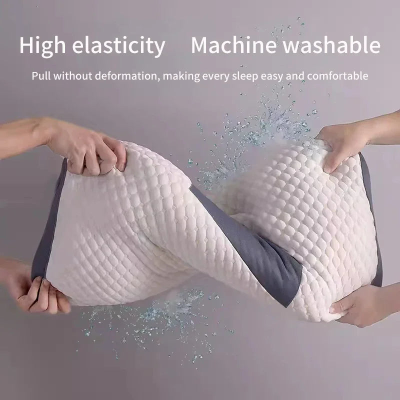 2024 New Neck Pillow Help Sleep And Protect The Neck Cervical Orthopedic Household Soybean Fiber Massage SPA Pillow For Sleeping