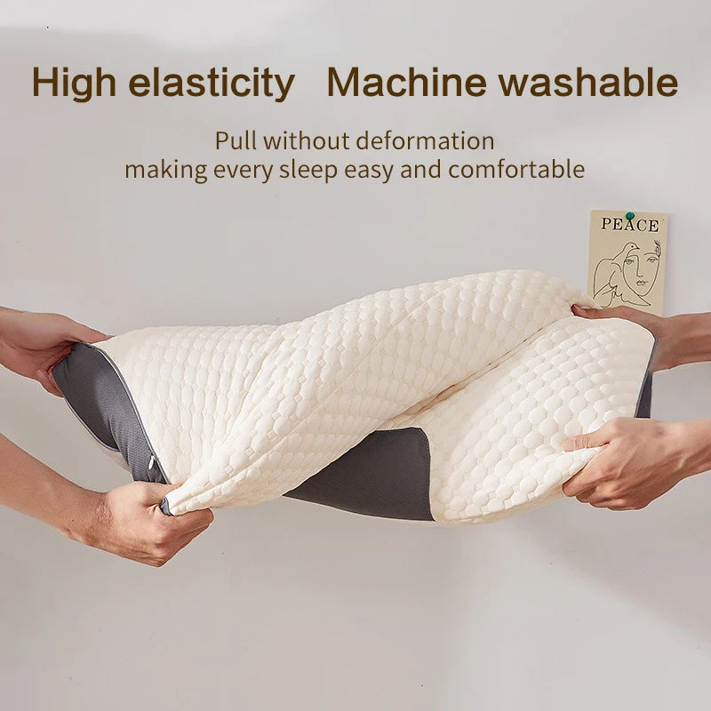 2024 New Neck Pillow Help Sleep And Protect The Neck Cervical Orthopedic Household Soybean Fiber Massage SPA Pillow For Sleeping